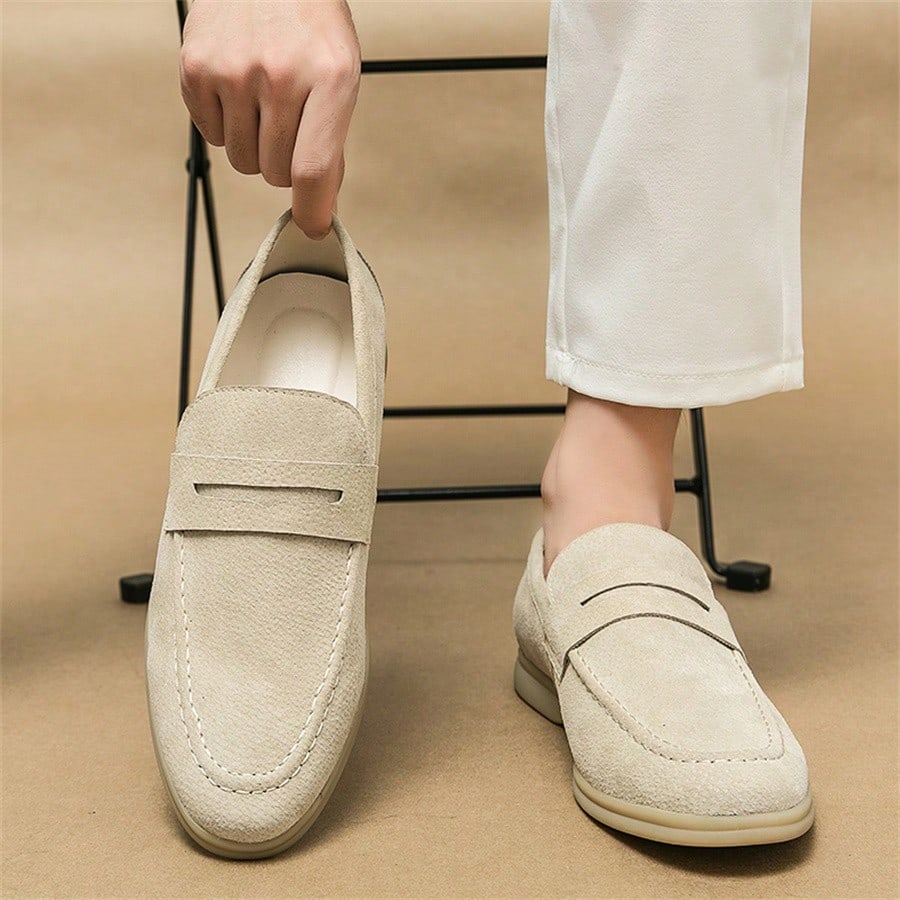 Mocassim Loafer de Camurça Masculino Master
