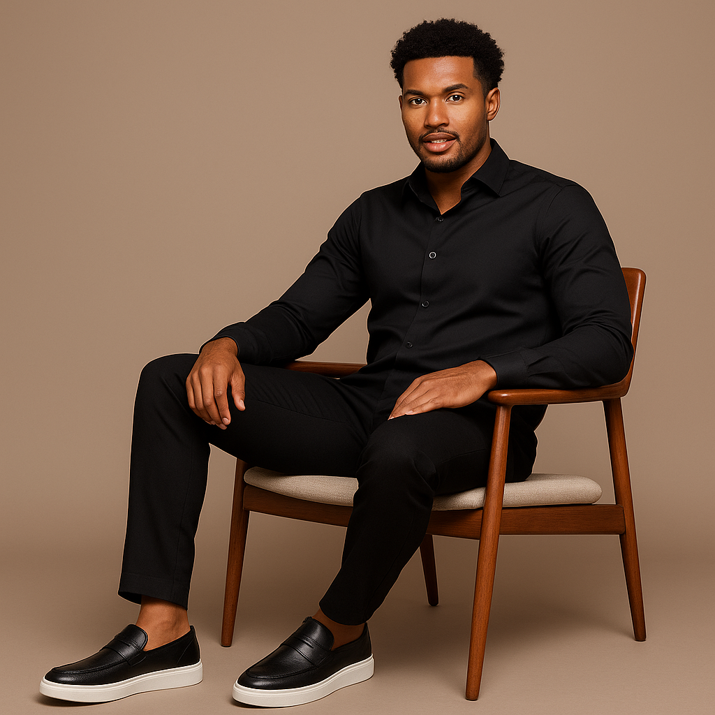 Mocassim de Couro Italiano Masculino Miliani