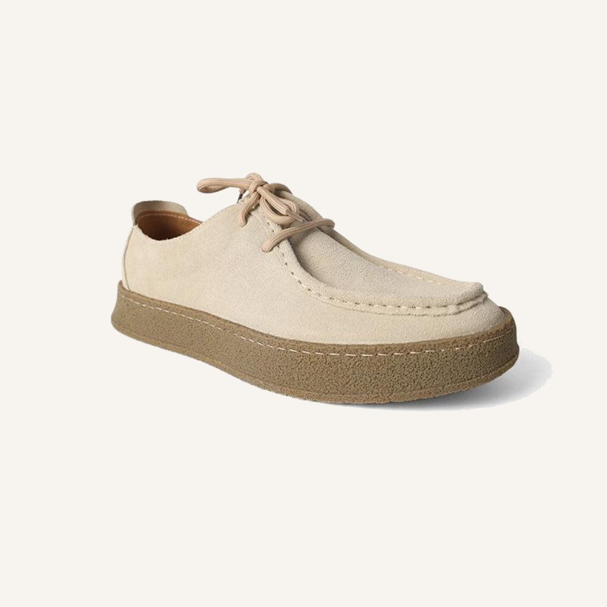 Sapato de Camurça Premium Sola Alta Craffito