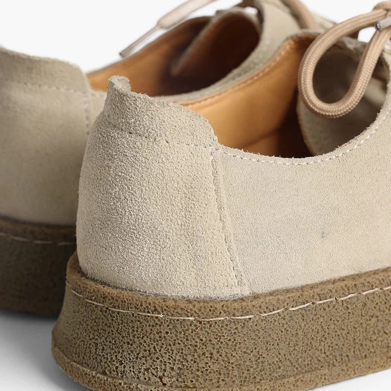 Sapato de Camurça Premium Sola Alta Craffito